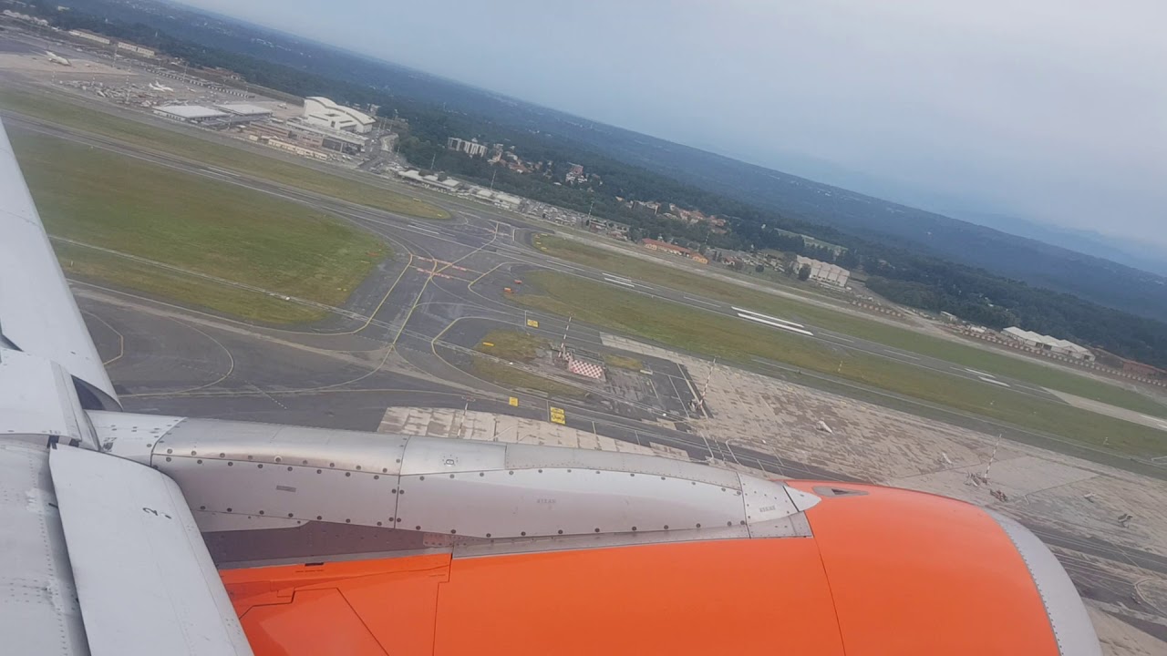 Airbus A319/320 - Take off from Milan (MXP) to Dubrovnik (DBV). EasyJet 07/08/2018