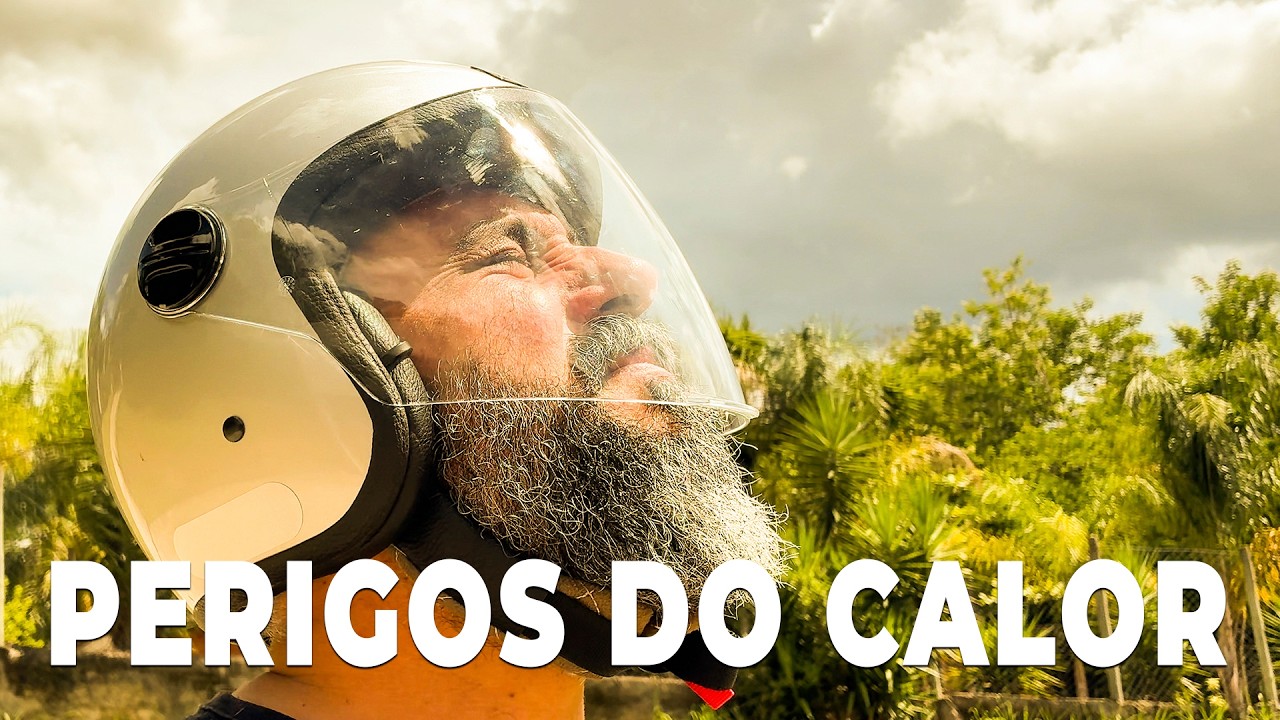 Pilotar de moto no calor pode ser perigoso