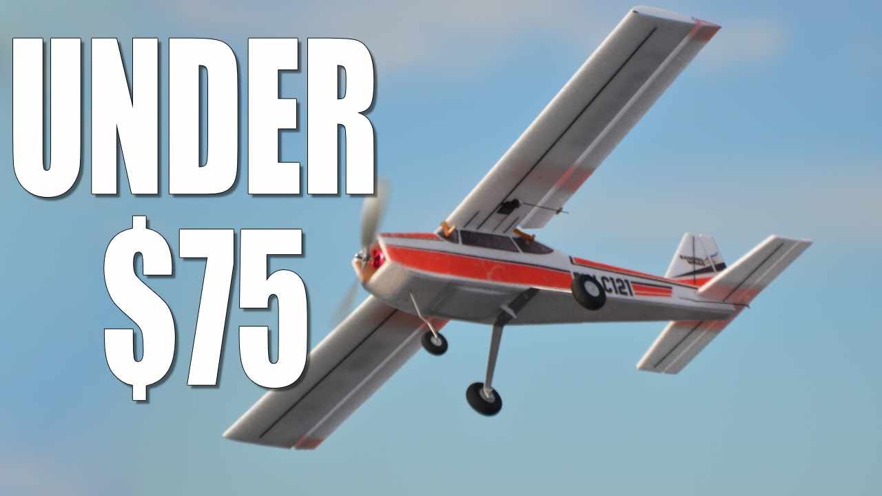 😲$75 Radio Control Airplane - Complete With Electronics!