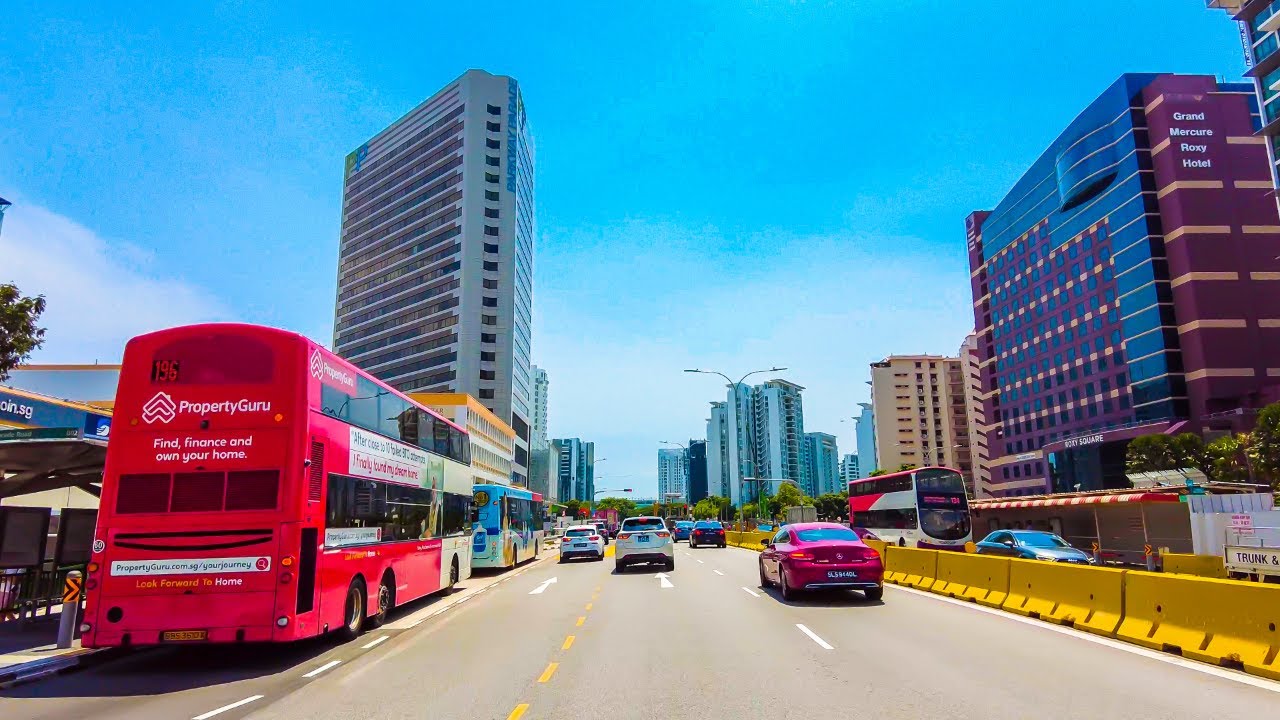 [4K] The Great Singapore Drive | Marine Parade to Downtown Driving Tour