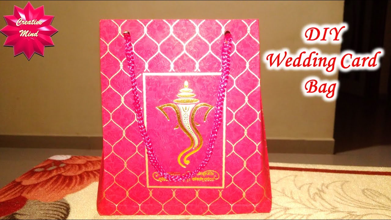 Diy wedding card bag | DIY Gift bags | Wedding Card Reuse | Creative Mind