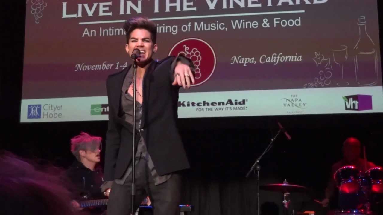 Adam Lambert - Shady - Live In The Vineyard - 11/3/12