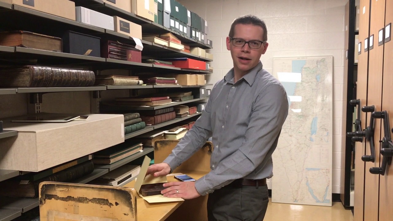 Folk repair in the vault at MSU Libraries