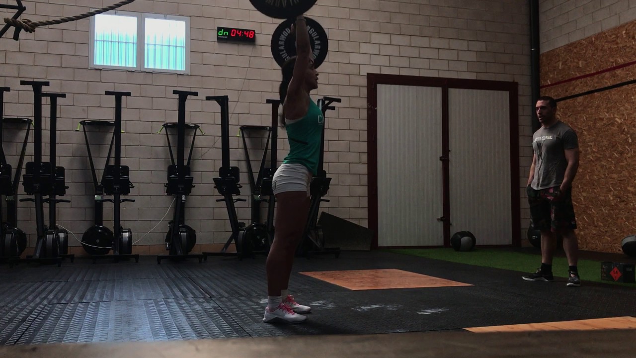 Ciudad Real Fitness Challenge 2017- Sof&iacute;a Nevado- Wod 3- 168 reps