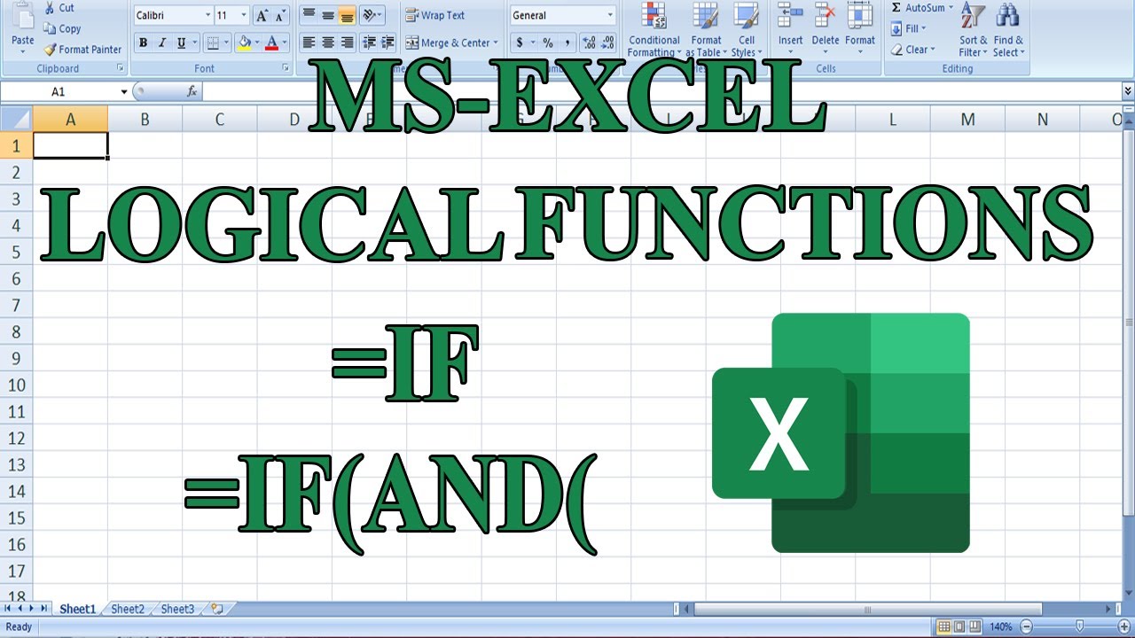 Logical Functions In Excel In Hindi | एक्सेल में लॉजिकल फंक्शन हिंदी में | Excel – 3