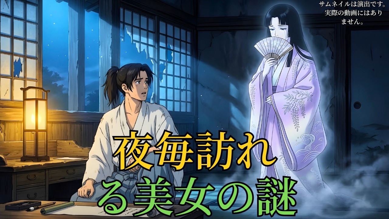 悪霊憑きとして寺に捨てられた元公家が夜な夜な現れる美しい幽霊との情事に溺れ慰められるが実は彼女は生霊であり都で一番の高貴な姫君が彼を想うあまり魂を飛ばしていた| 民話 | 野談 | 時代劇 | 昔話