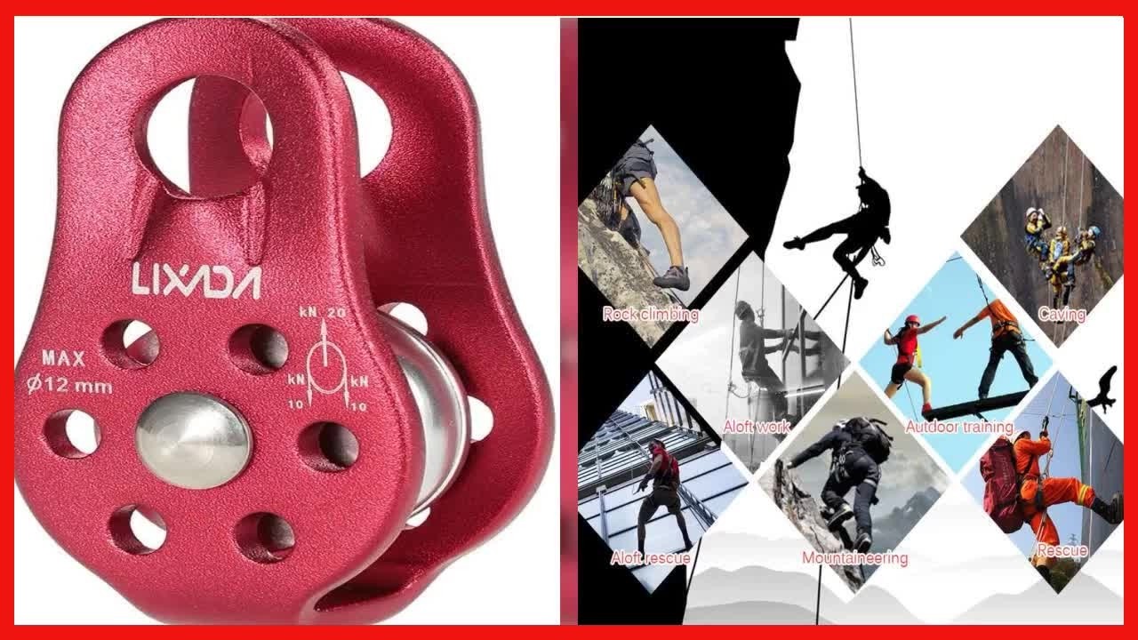 Reliable Climbing Single Pulley for Safe and Smooth Outdoor Adventures
