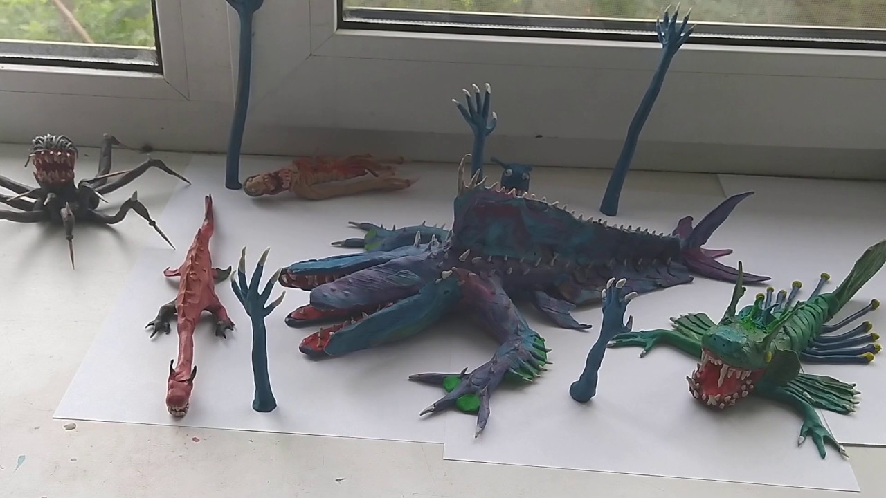 мои  монстры  из   пластилина   5