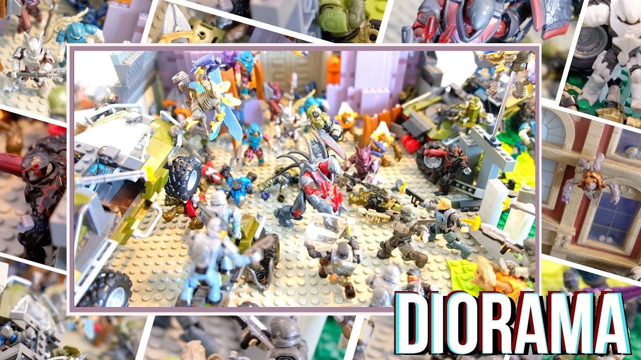 БИТВА за Новую Момбасу! Halo 3 ODST Mega Construx Diorama.