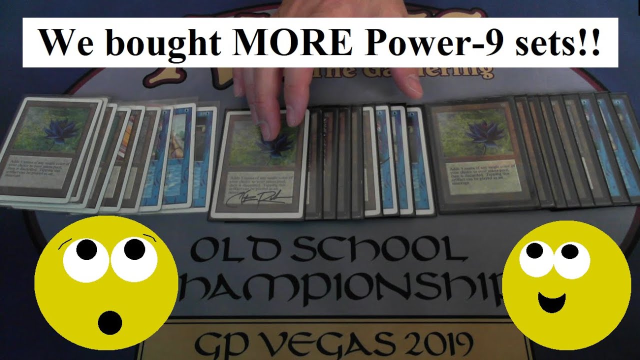 We bought MORE Power 9 MTG sets!  And here's why...