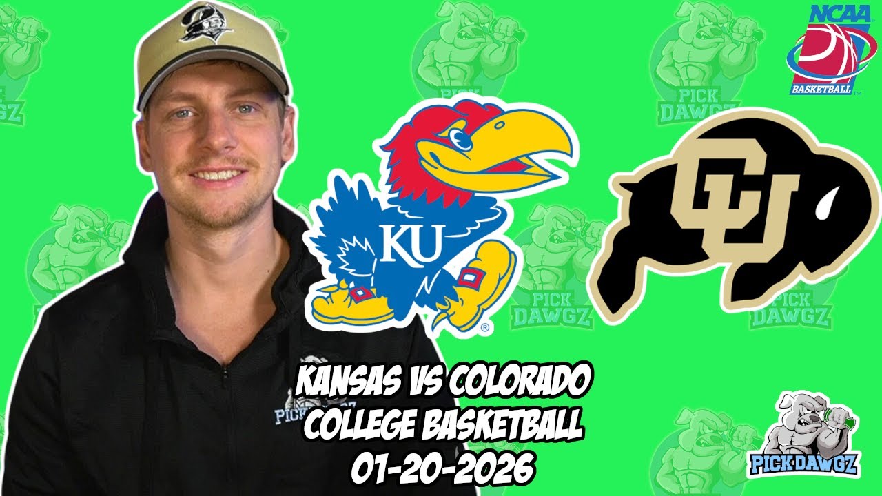 Kansas vs Colorado 1/20/26 Free College Basketball Picks and Predictions | NCAAB Pick