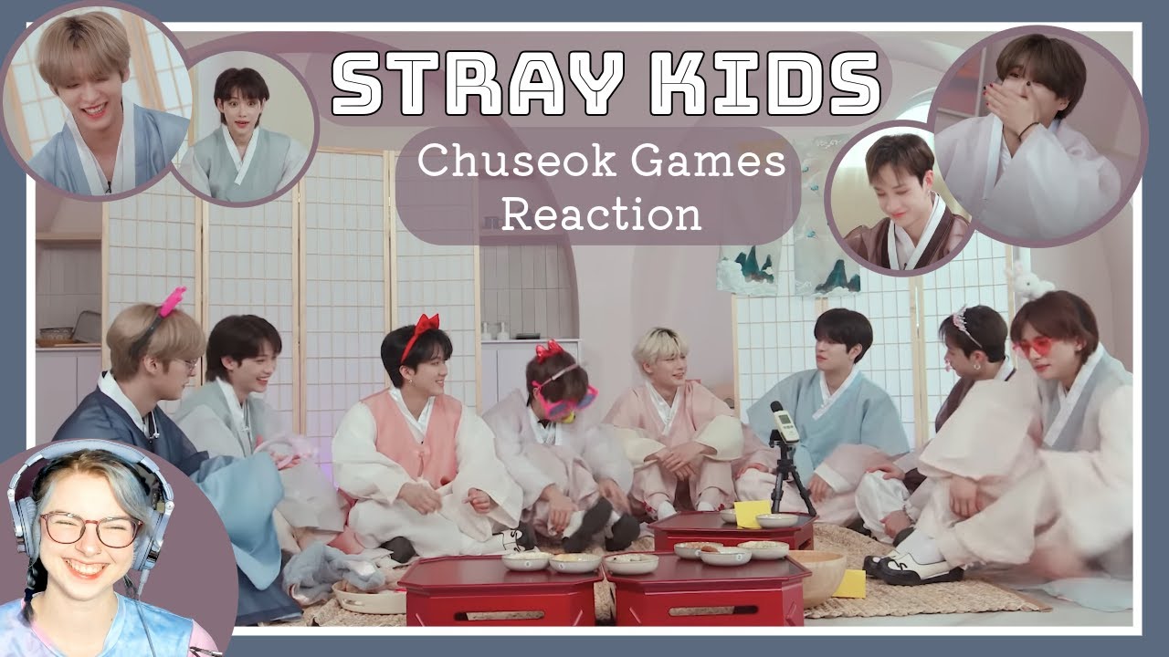 REACTION to  (SKZ Variety Games) #1 & #2｜🌕HAPPY CHUSEOK🌕 WITH Stray Kids