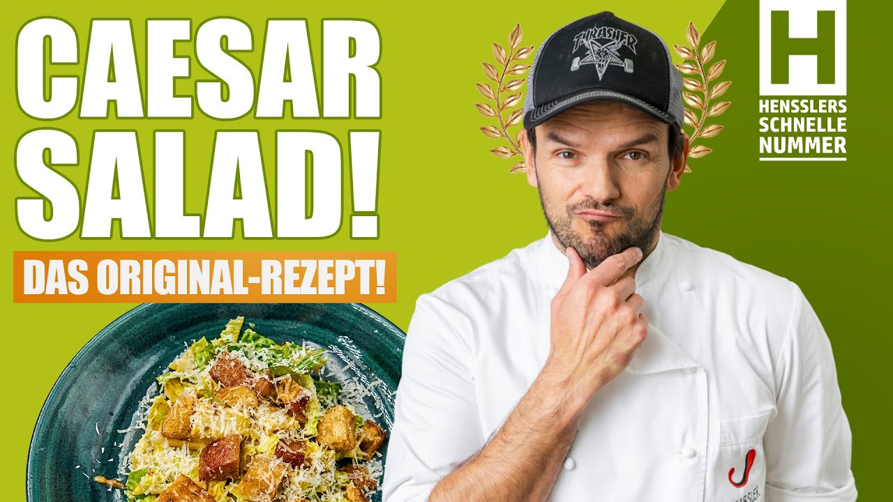 Schneller Caesar Salad! Das Original-Rezept 