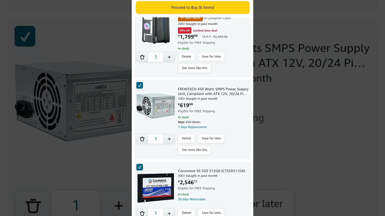 ₹10K PC BUILD💸 | i7 4thgen🔥 | 2x8=16gb RAM😈 | 512GB SSD🤑 | 450 WATT PSU⚡ | ONLY IN 10,000₹💸🤑 |
