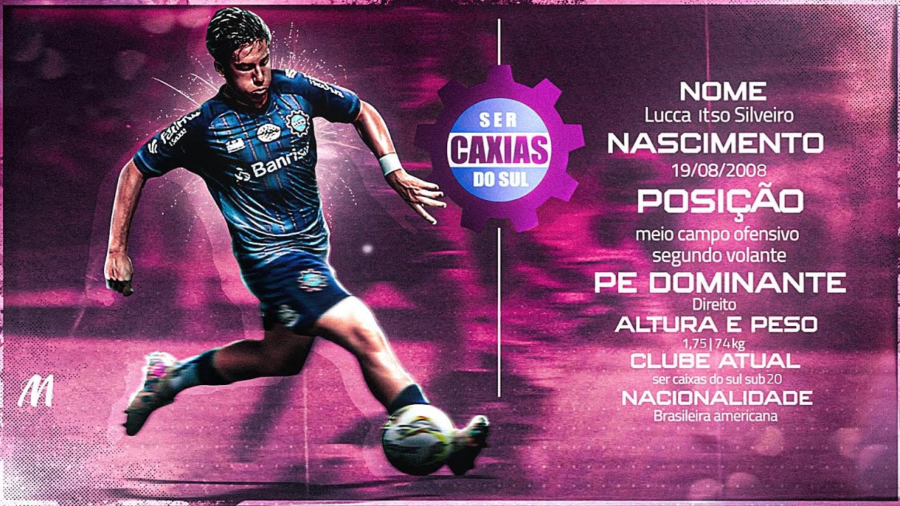 Atleta Lucca Silverio - Copa Time de  Base Sub18 - 2026