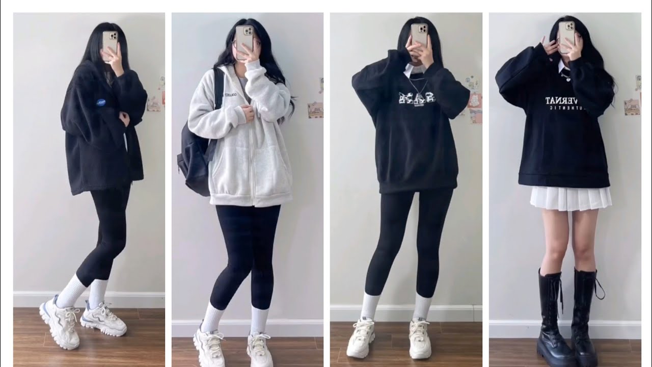 [Shopee haul] Những chiếc áo thu đông bạn nên có.❤️ Outfits thu đông back to school