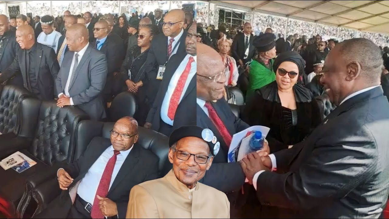 Ukufika Kuka Mongameli Omdala uJacob Zuma :Prince Mangosothu Buthelezi Funeral