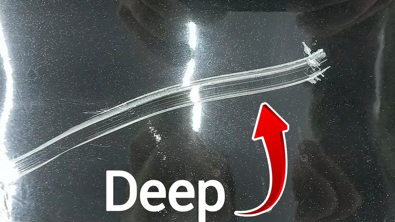 repair deep scratch on car