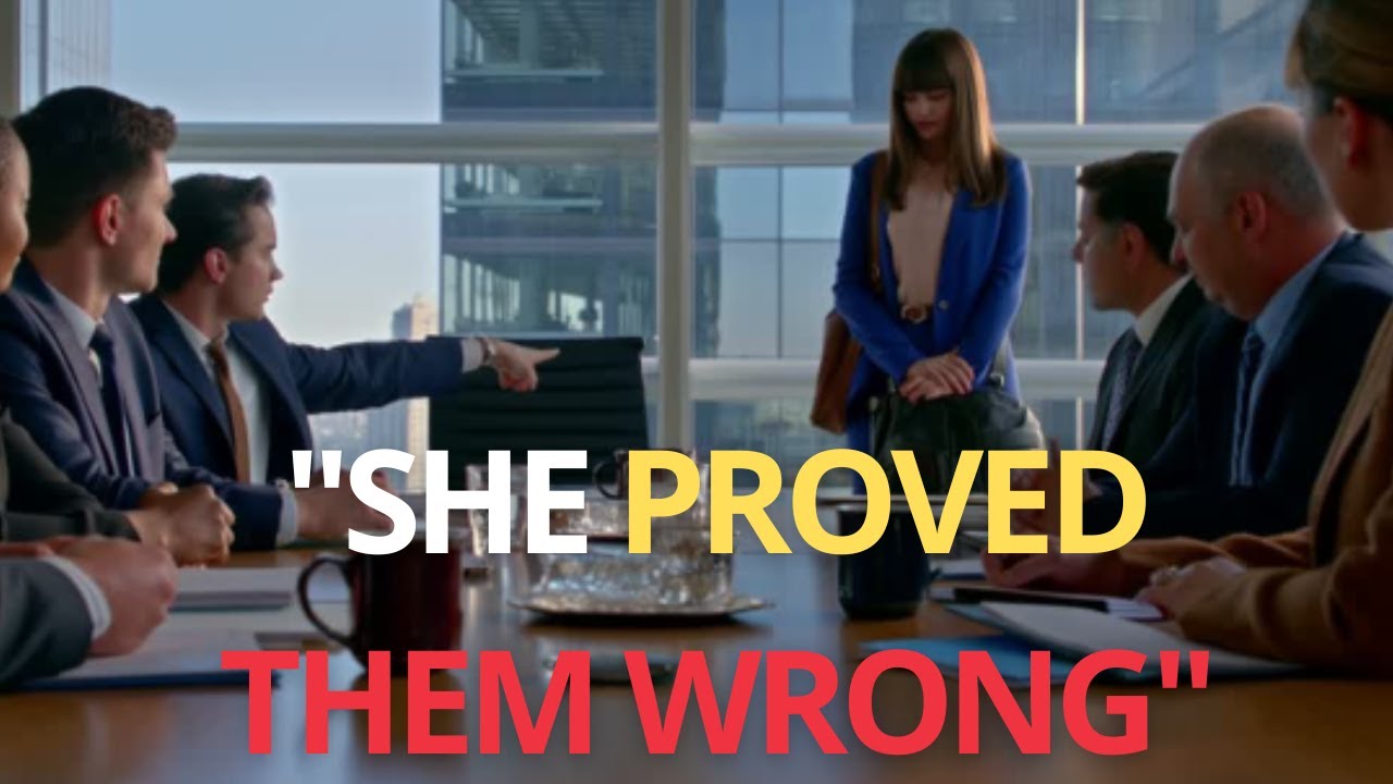 "SIT IN THE BACK AND DON'T INTERRUPT," THE CEO SAID… BUT SHE SILENCED THE ENTIRE ROOM!