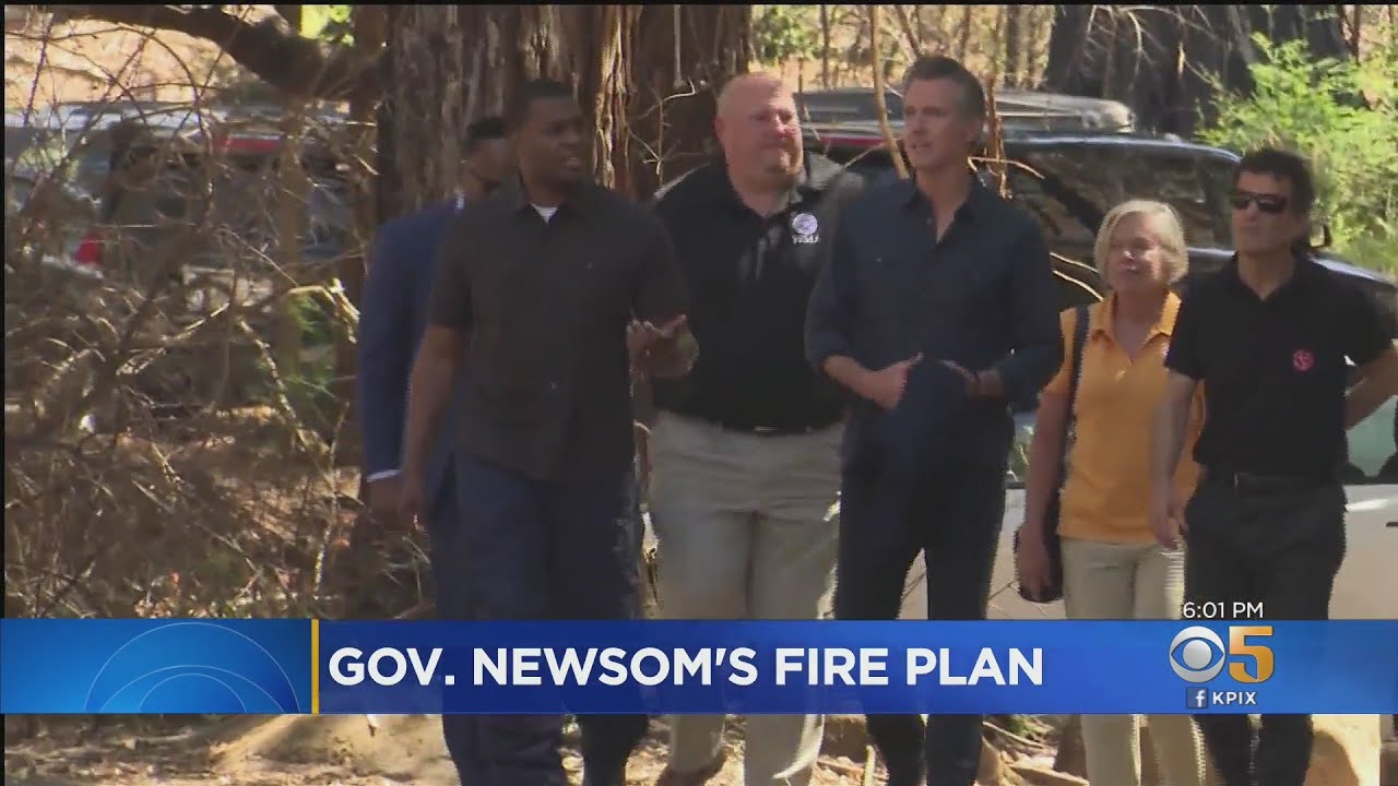Newsom Lays Out Firefighting Strategy As Wildfire Season Heats Up