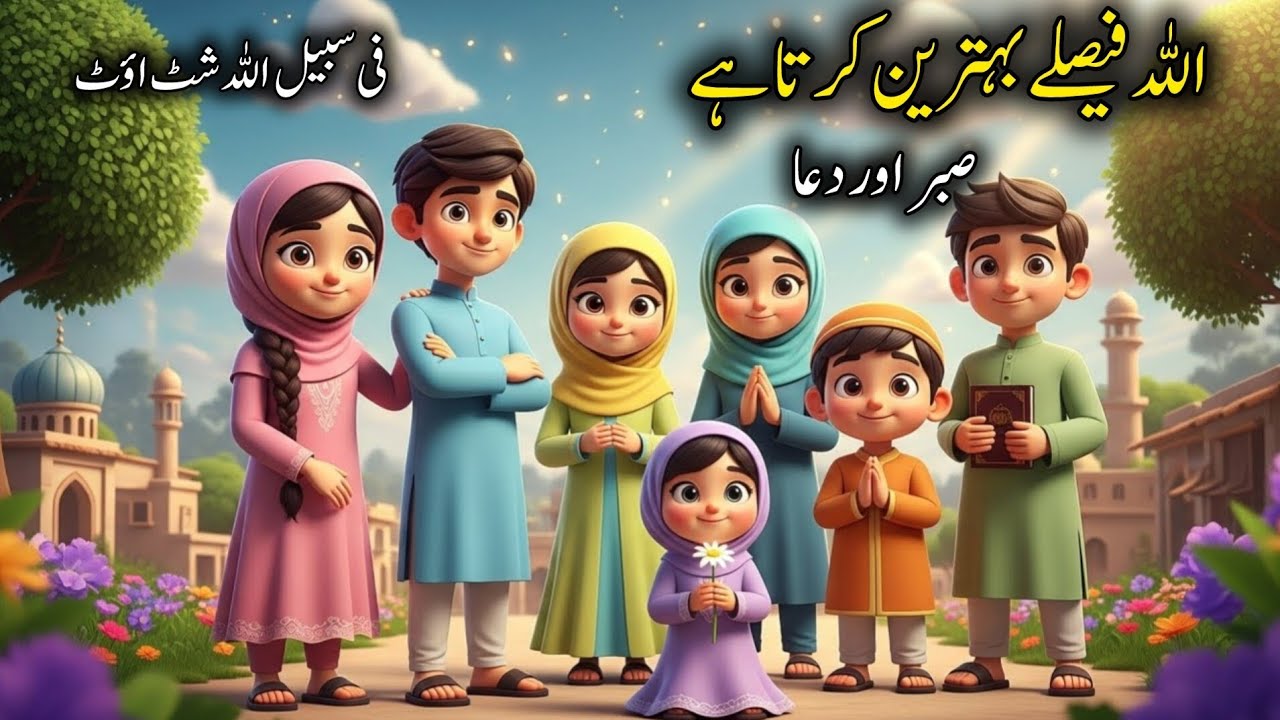 Allah Ke Faislay Hamesha Behtareen Hotay Hain | Islamic Cartoon Kids Story in Urdu Bachon Ka Noor 
