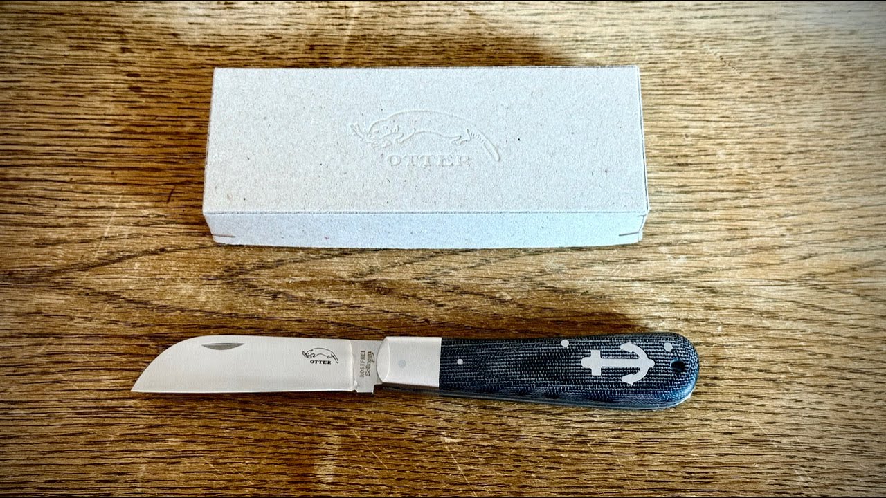 Otter Ankermesser Micarta schwarz