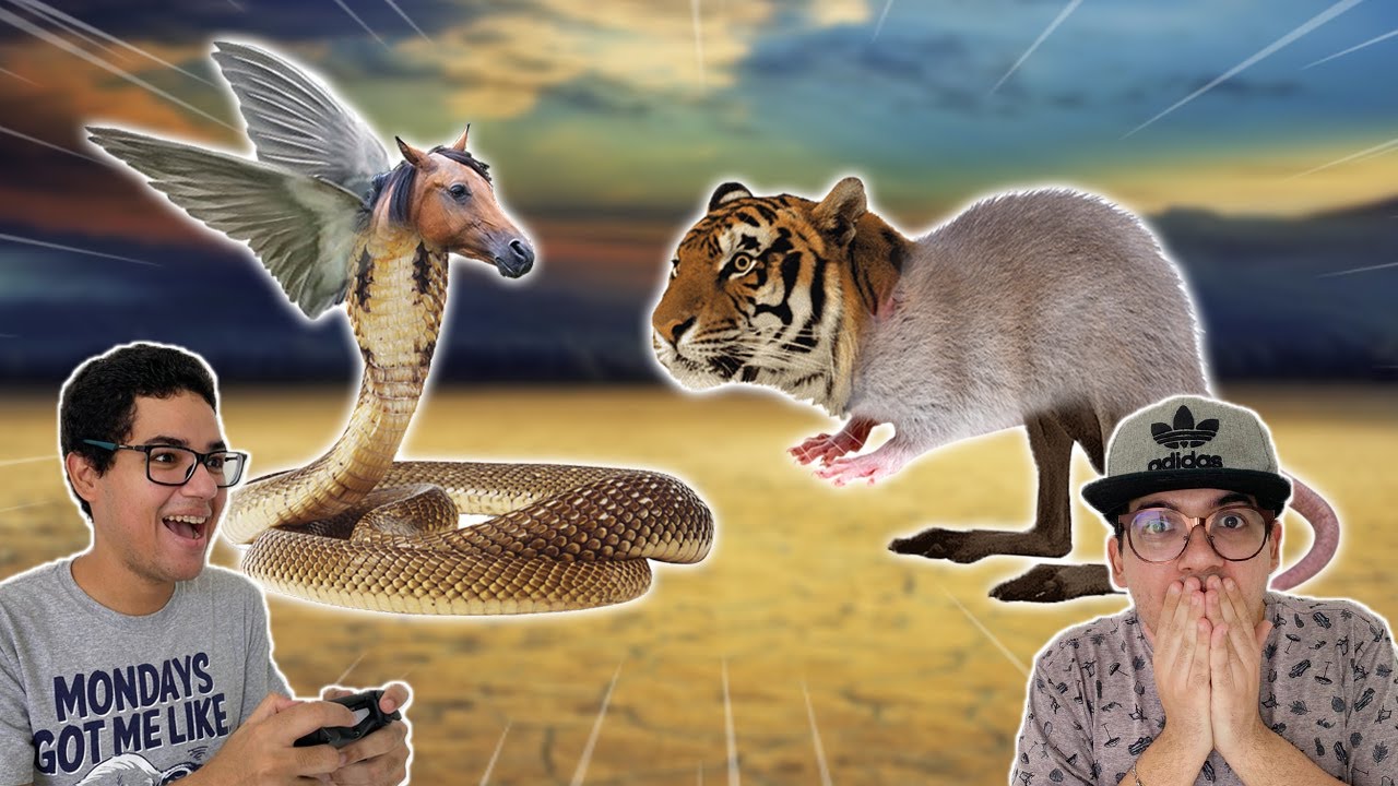 MISTURAMOS ANIMAIS SELVAGENS E CRIAMOS ANIMAIS NOVOS!!! (HYBRID ANIMALS)