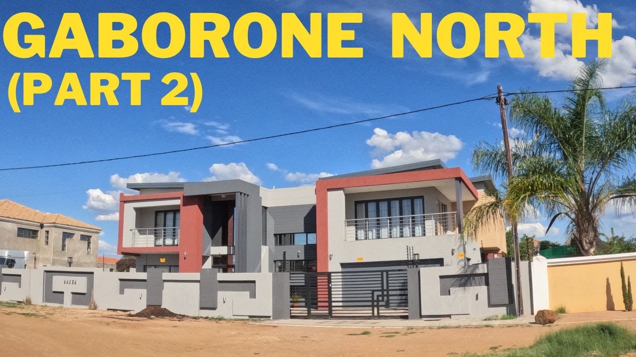 Gaborone North (Part 2) - Driving Tour - Botswana