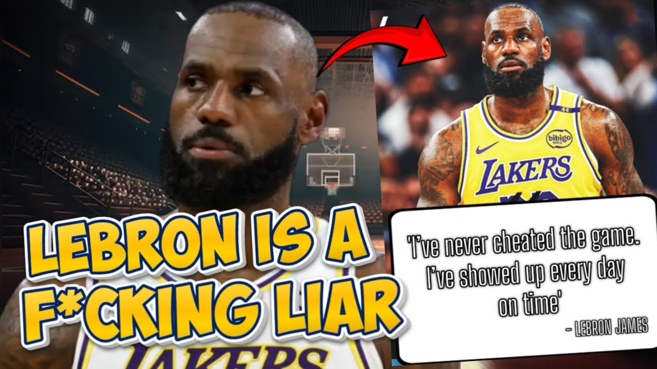 LEBRON JAMES DISGRACEFUL AZZ LIES AGAIN SAYS HE NEVER CHEATED THE GAME THROUGHOUT HIS ENTIRE CAREER!