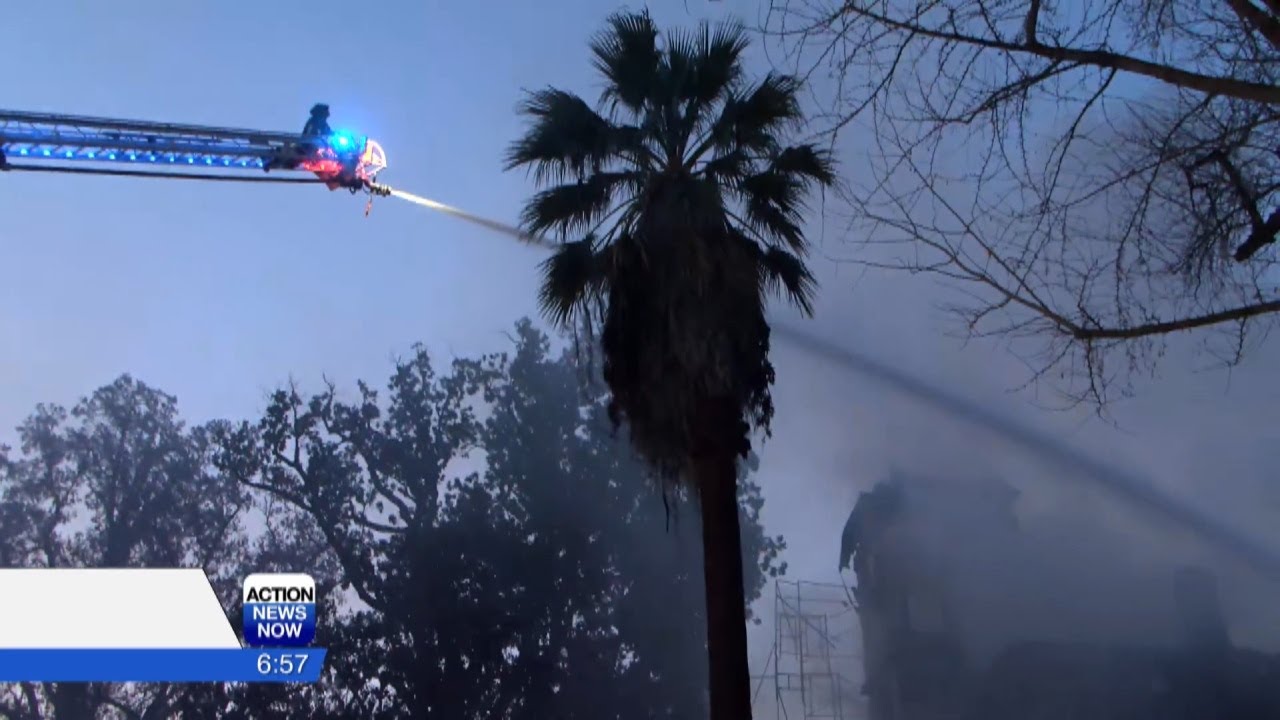 Bidwell mansion fire