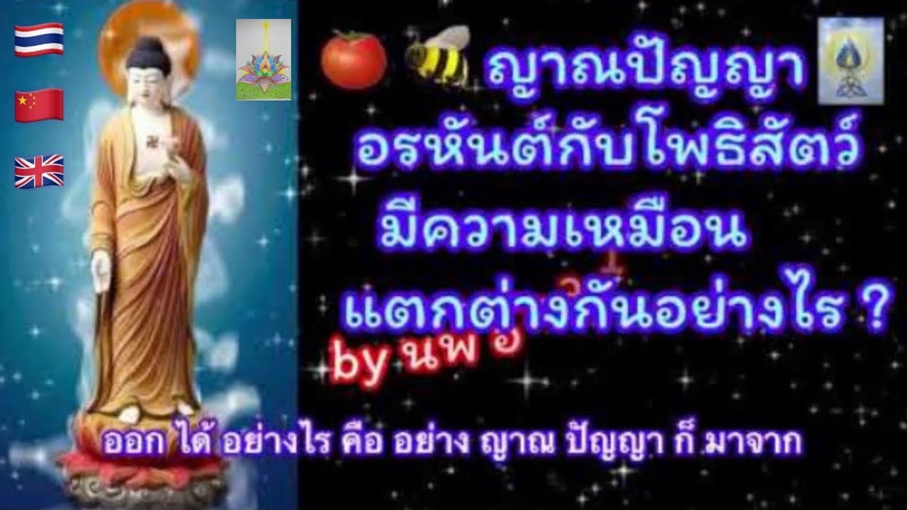EP92 🍅🐝 ญาณปัญญาของอรหันต์กับโพธิสัตว์มีความเหมือนแตกต่างกันอย่างไร by นพ อัศว #ข้อคิดดีๆ #ธรรมทาน 