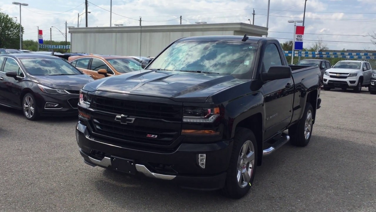 VEHICLE SOLD!  2017 Chevrolet Silverado 1500 LT Z71 Black Roy Nichols Motors Courtice ON