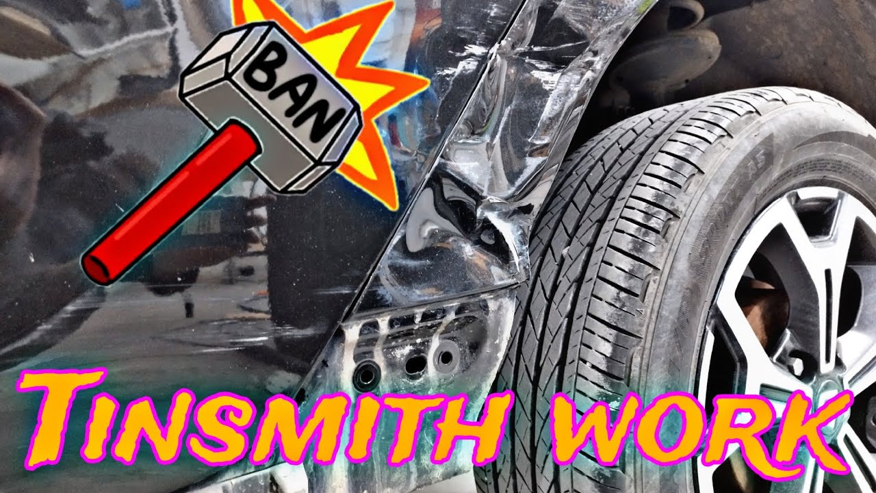 Tinsmith work Bodywork Car damage Auto repair PART 1
