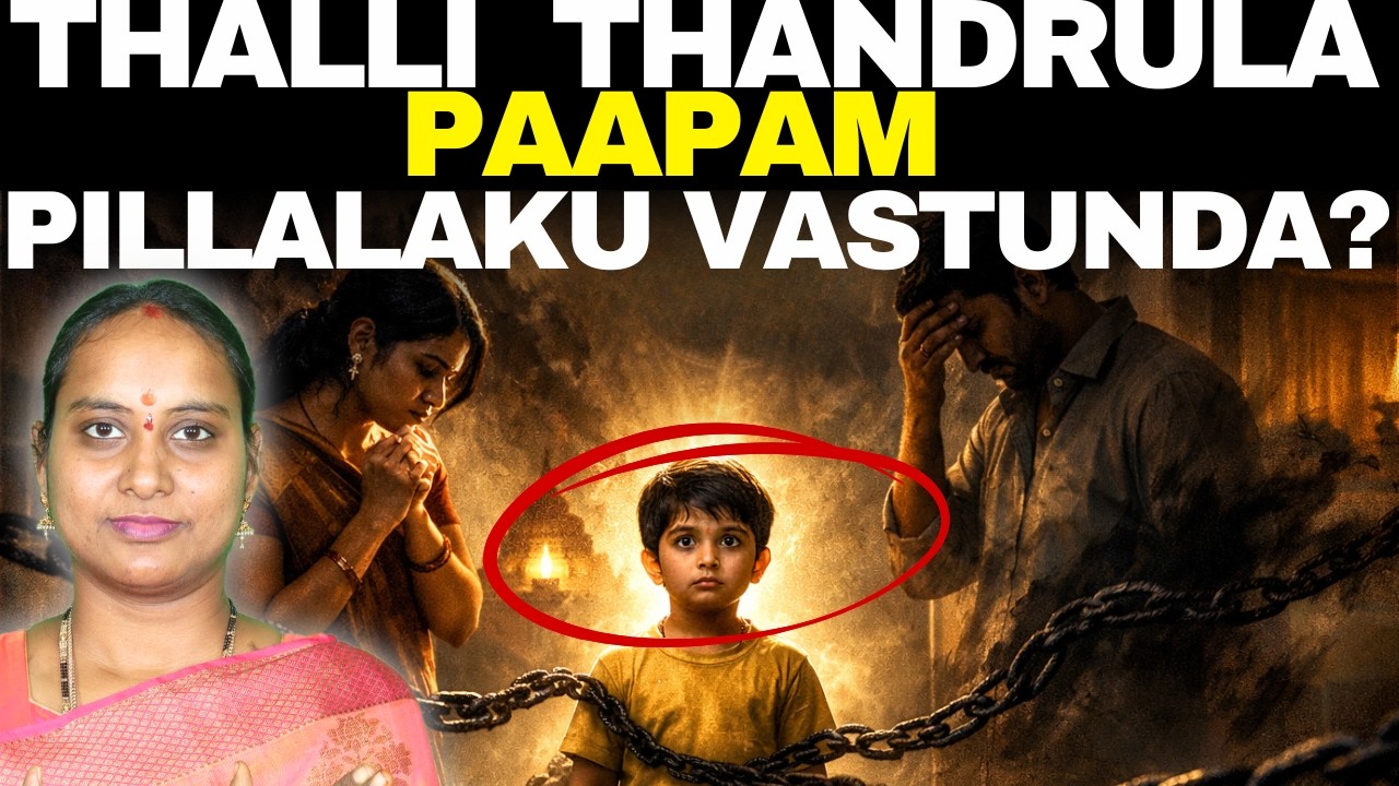 🔥Thalli Thandrula Paapam Pillalaku Vastunda? Do Children Suffer Because of Parents’ Karma?🔥