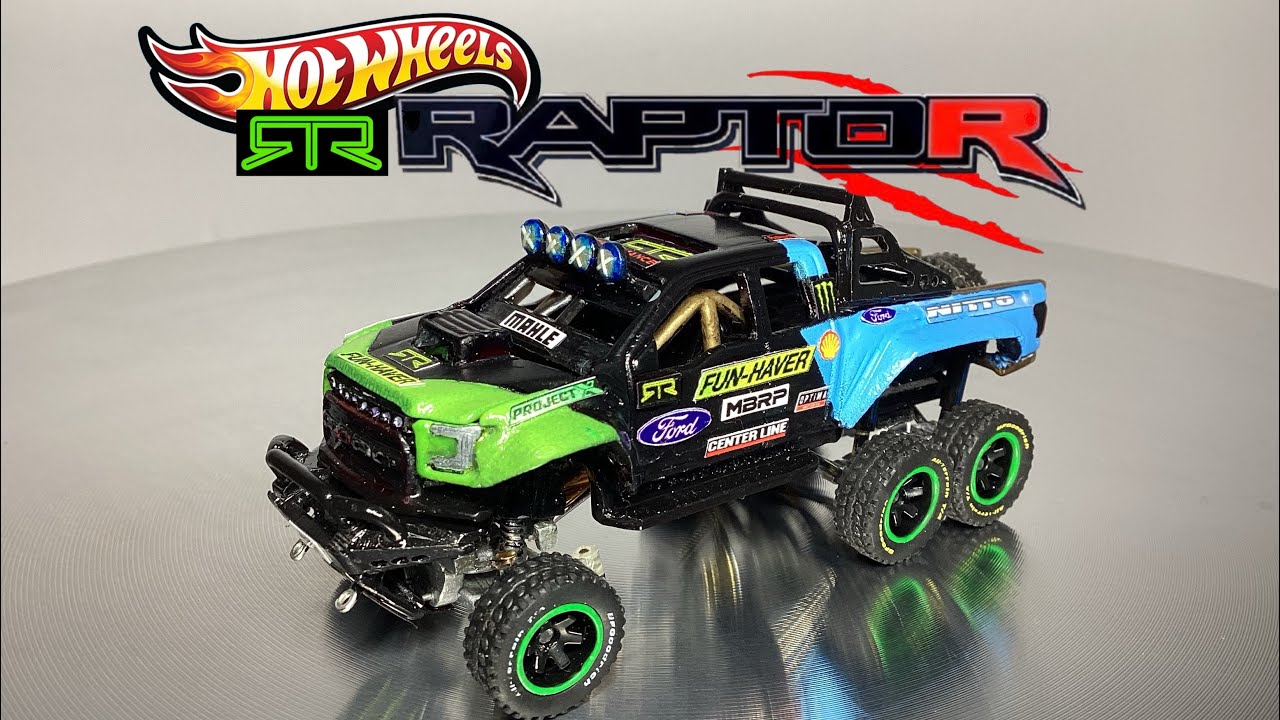 HOT WHEELS 17 FORD F150 RAPTOR CUSTOM “RTR”