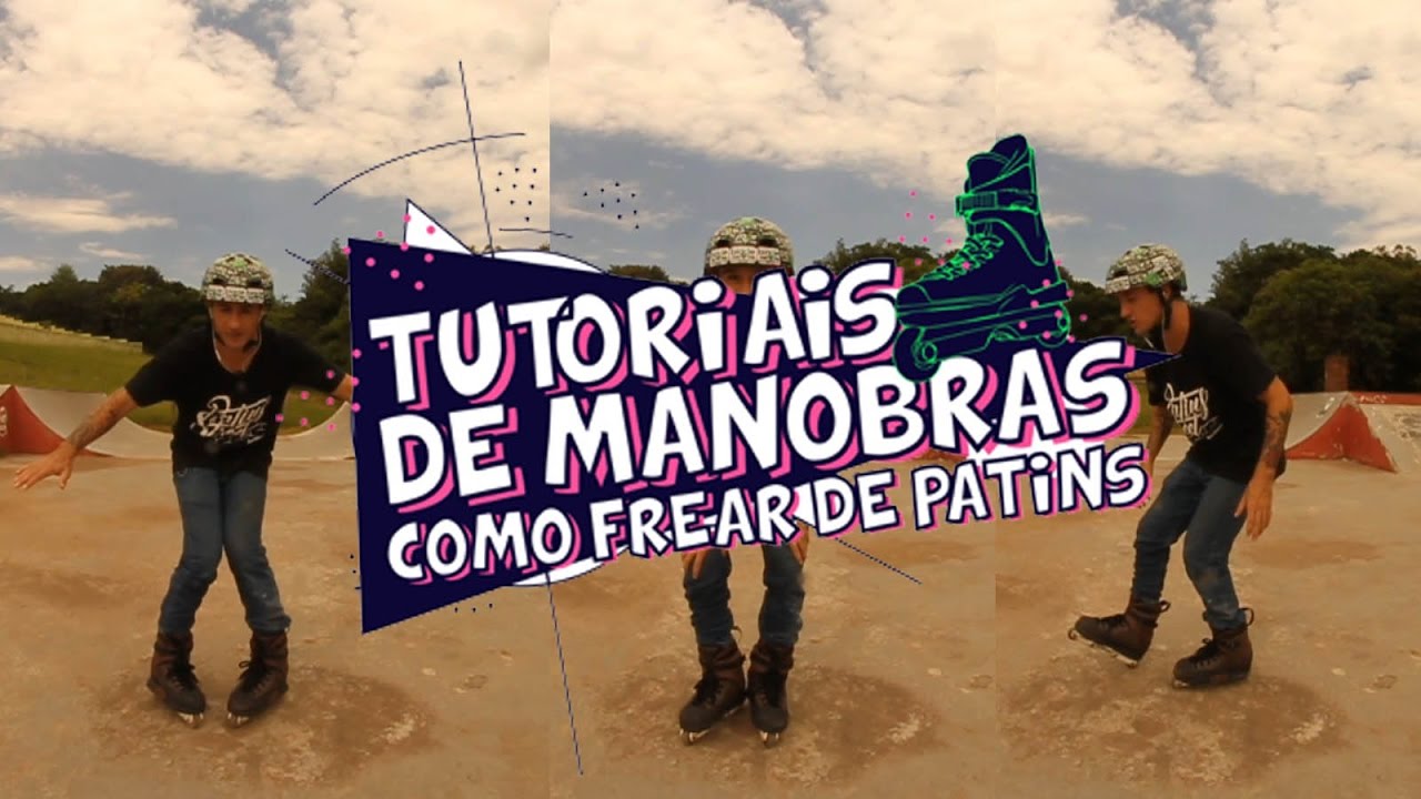 Como frear de patins de varias maneiras