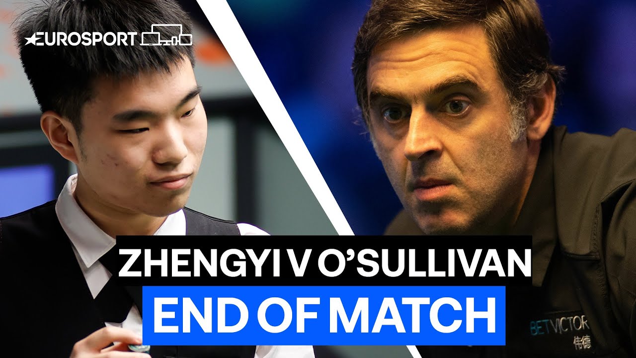 When A 21 Year-Old Fan Zhengyi Beat Hero Ronnie O'Sullivan To Win The European Masters | Eurosport