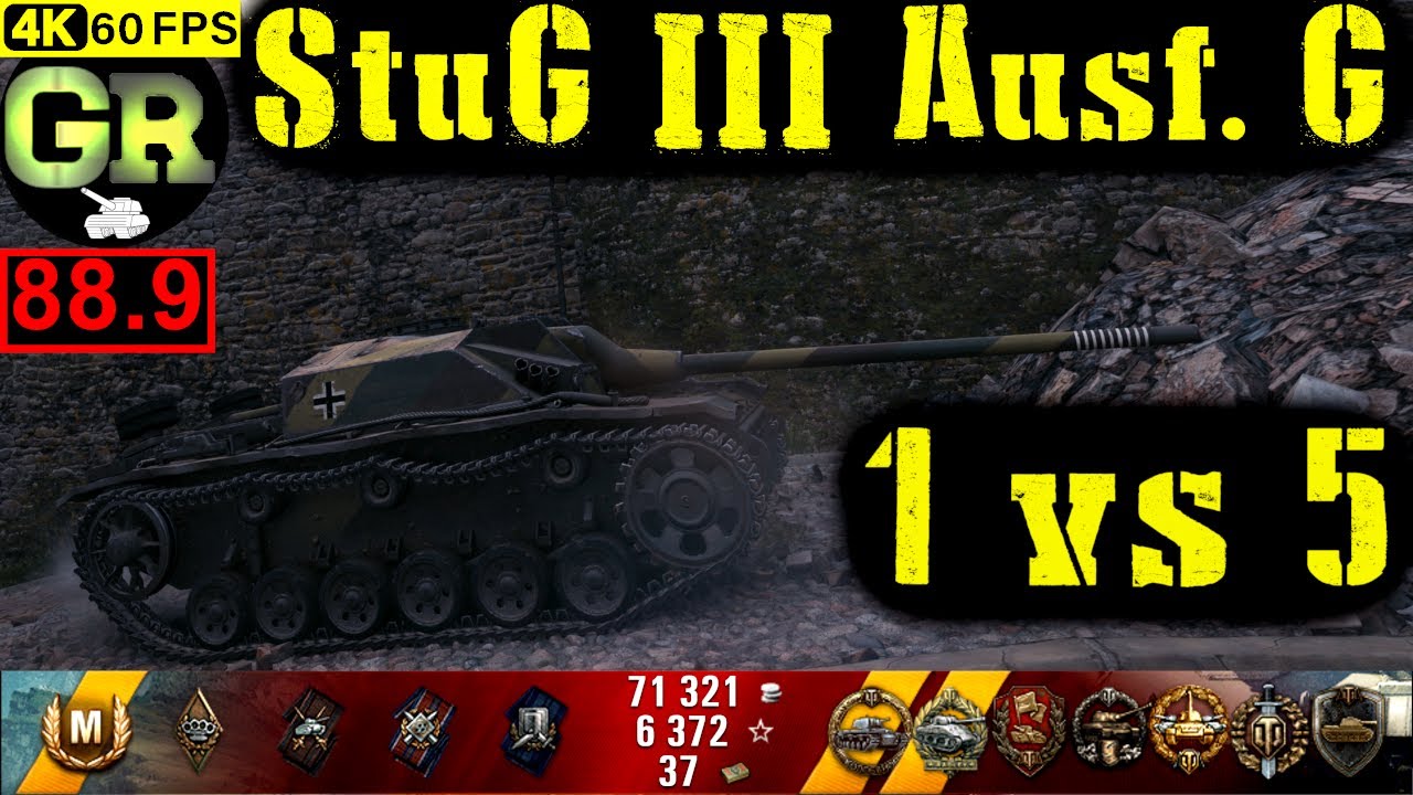 89_World of Tanks StuG III Ausf. G WoT Replay - 8 Kills 2.5K DMG(Patch 1.5.0)