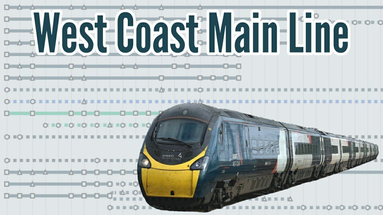 West Coast Main Line Full Service Pattern (December 2025 Timetable)