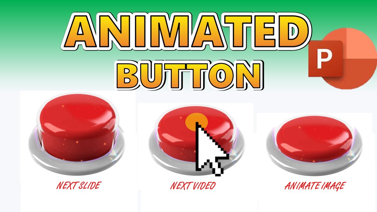 Clickable Animated Button in PowerPoint for Interactive slides (Quick Easy Tutorial)