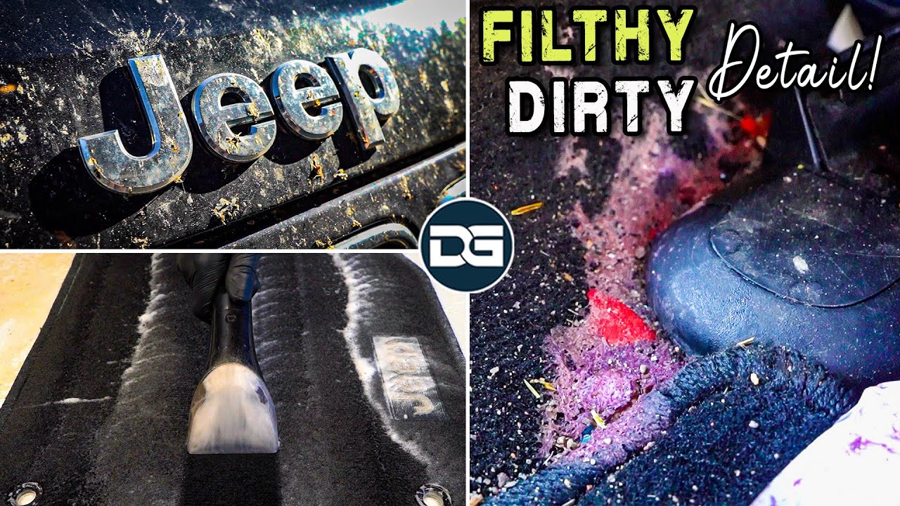 Deep Cleaning a BUG HAMMERED Jeep! | The Detail Geek