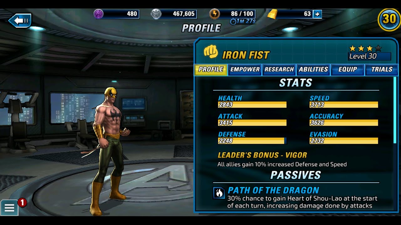 Marvel Avengers Alliance 2 Character Spotlight Iron Fist