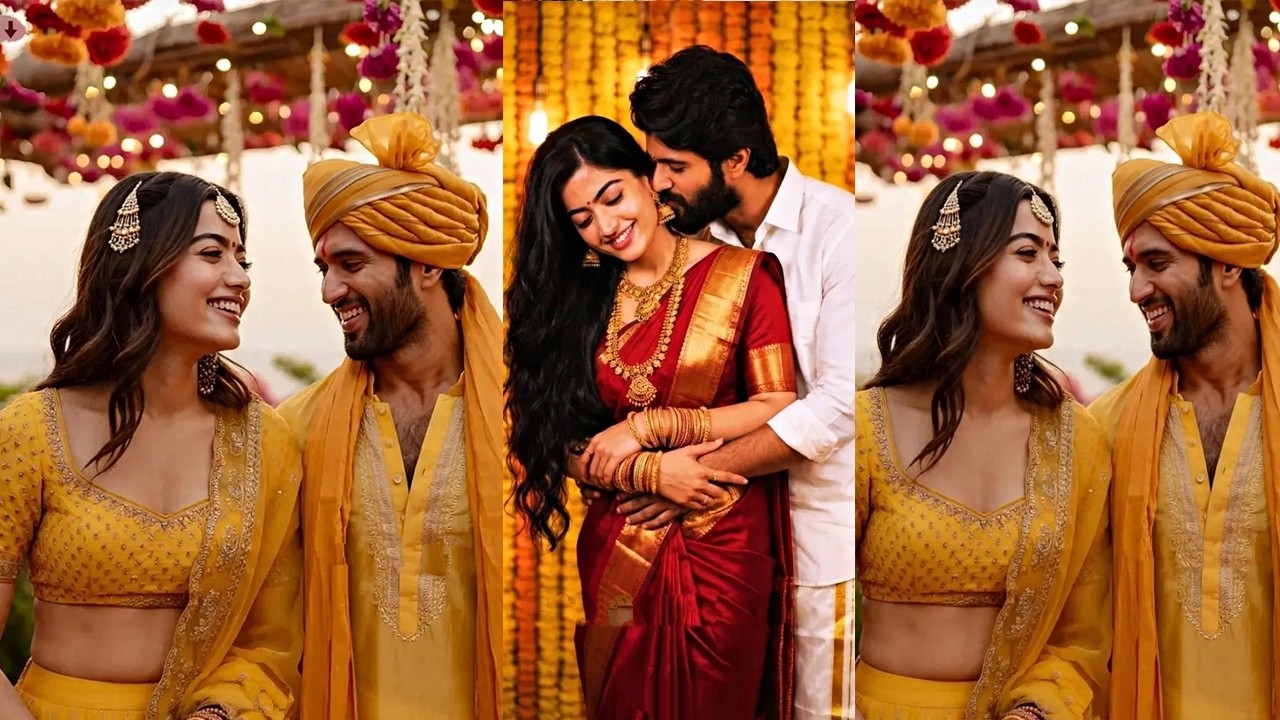 Rashmika Mandanna and Vijay Deverakonda Got Married at Udaipur with Family and Tollywood Celebs💍
