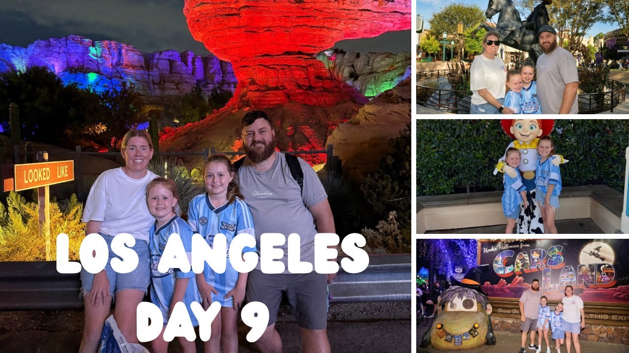 LA Day 9 | California Adventure | Cars land | Incredicoaster 