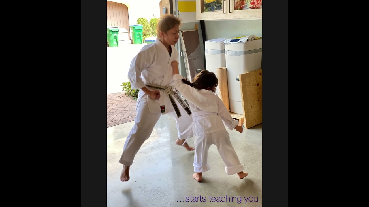 Watch This 3 Year Old Take on Granny In An Epic Karate Match!