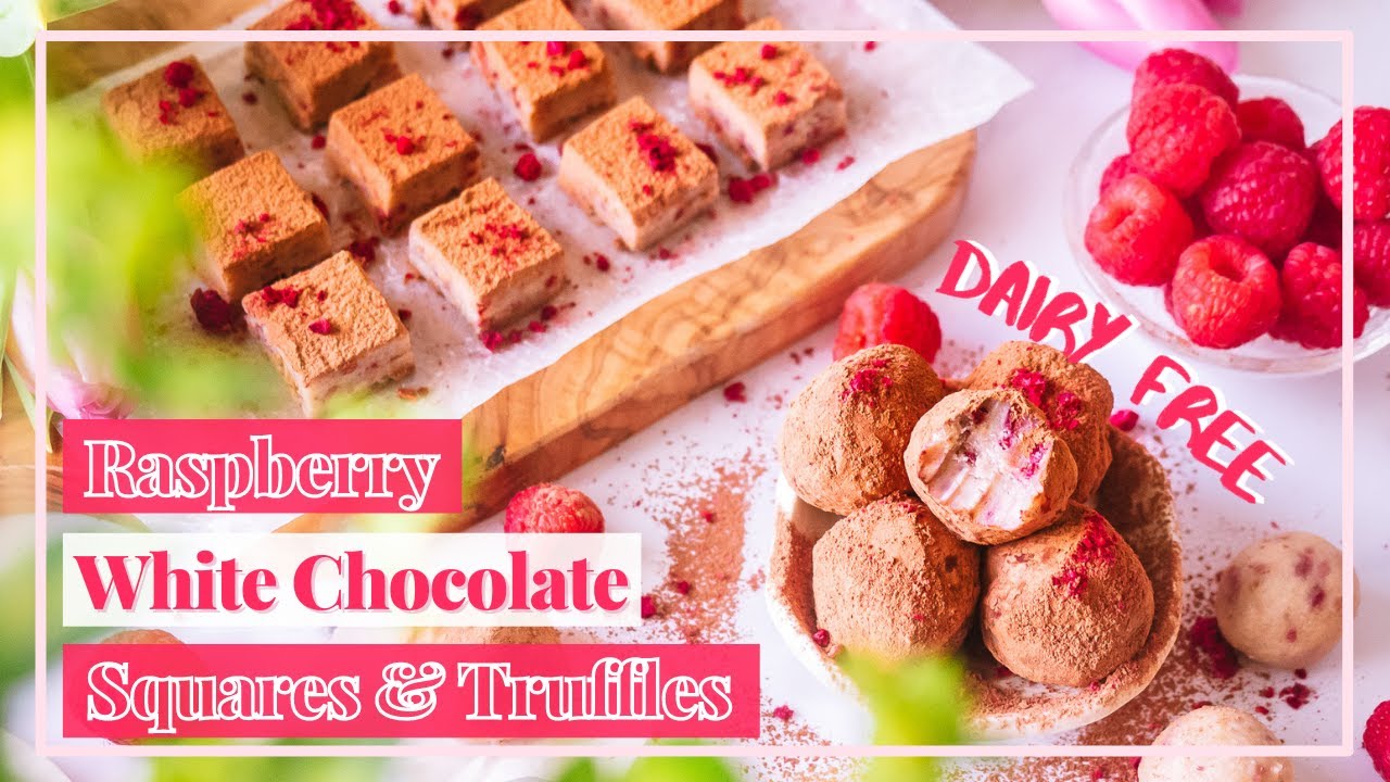 VEGAN WHITE CHOCOLATE TRUFFLES / Healthy Valentines Day Ideas! | Plant Based Food Gift Ideas
