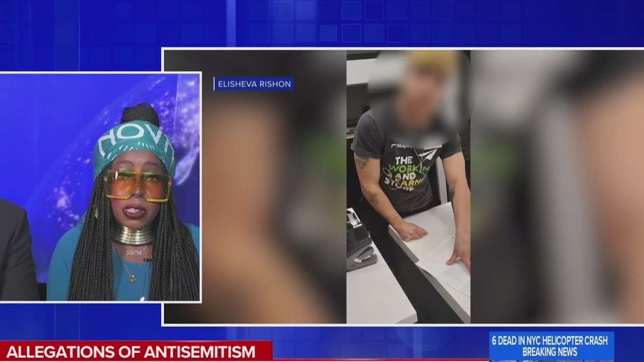 Staples worker refuses to print 'Jewish joy' postcards, calls woman 'racist' | Elizabeth Vargas Repo