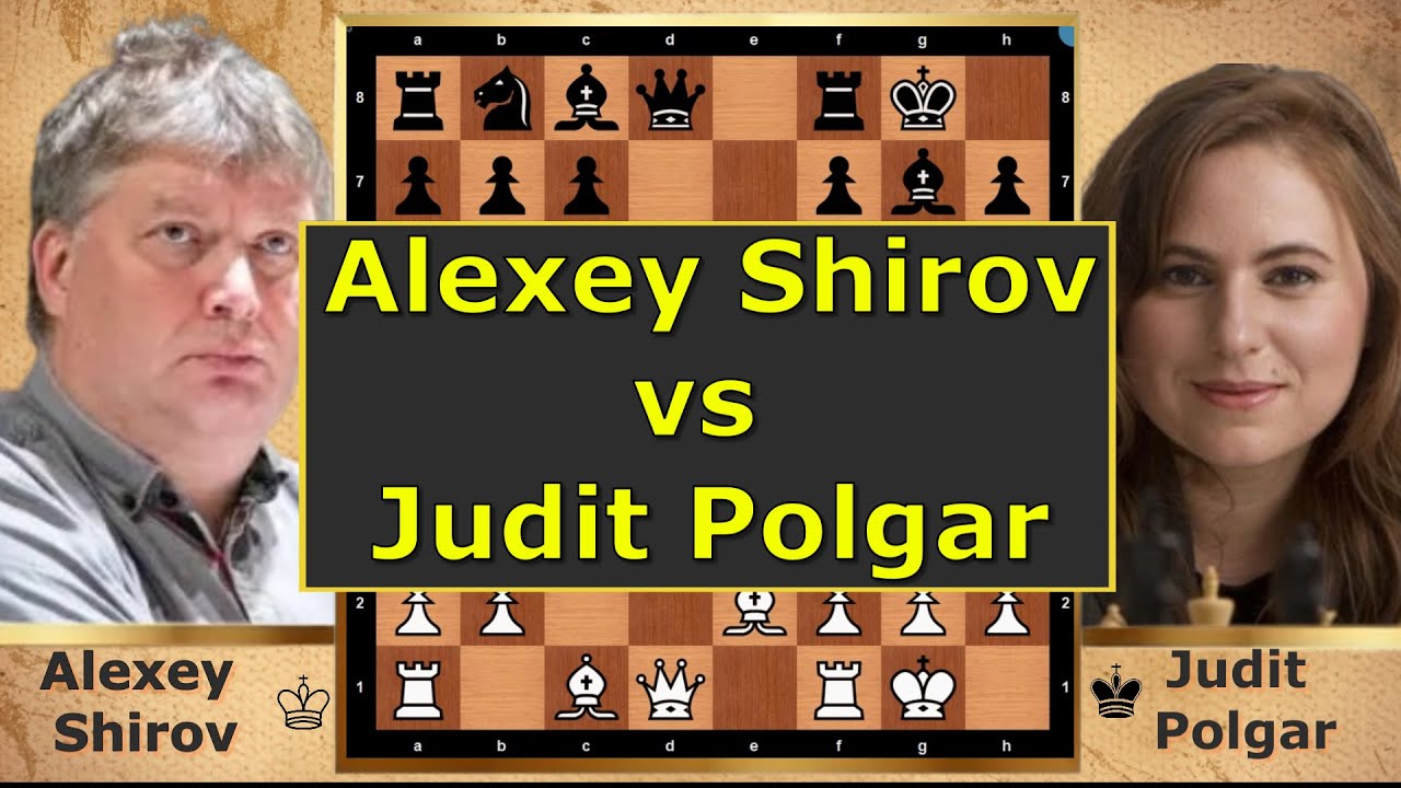 SHIROV vs POLGAR – Blindfold King’s Indian Fireworks! ♟⚡🔥 #alexeyshirov #juditpolgar  #chess