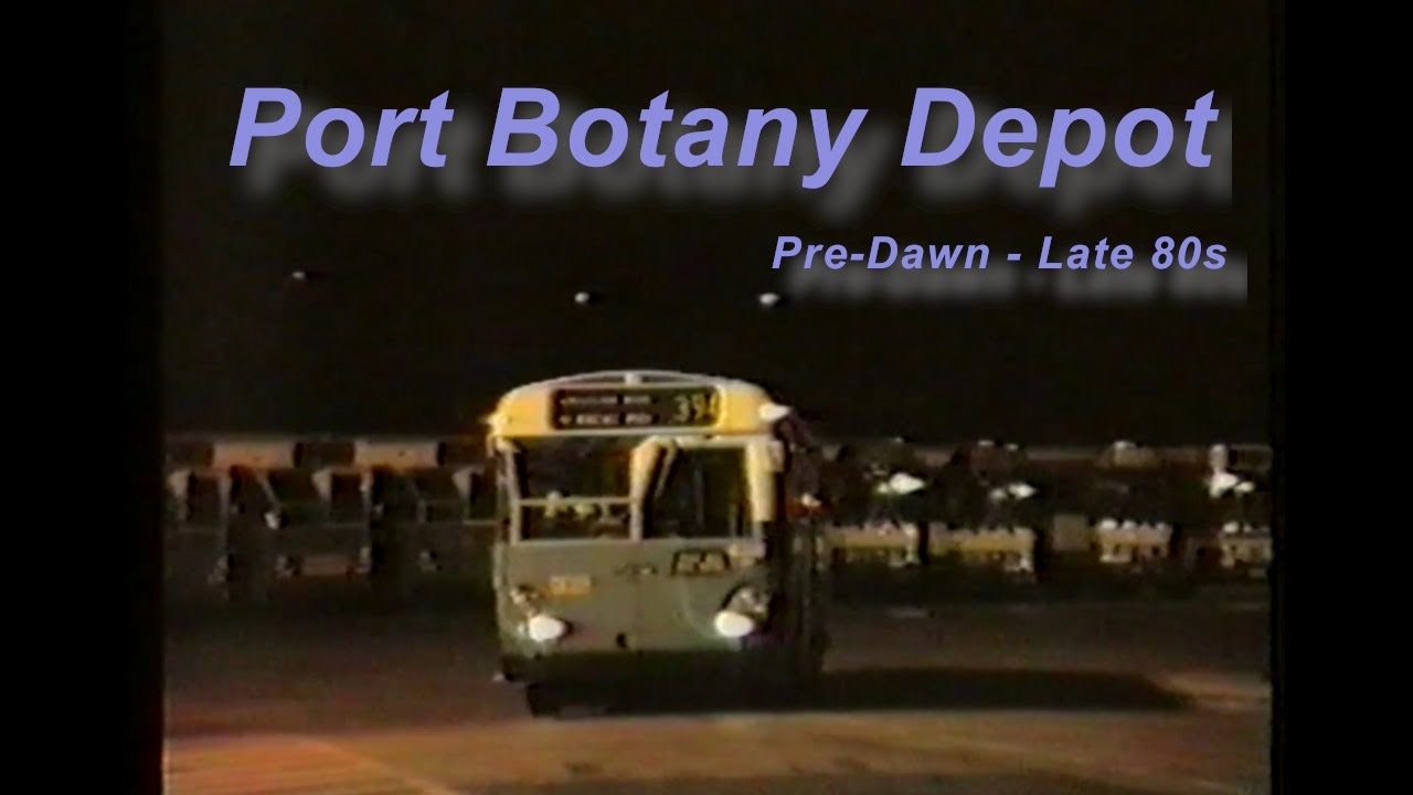 SRF366: 1980s PORT BOTANY BUS DEPOT PRE-DAWN