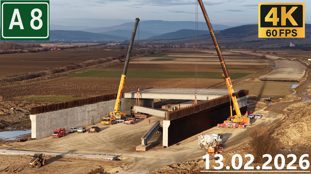 Autostrada A8 Tg Mureș - Miercurea Nirajului - 13.02.2026 - Lot complet